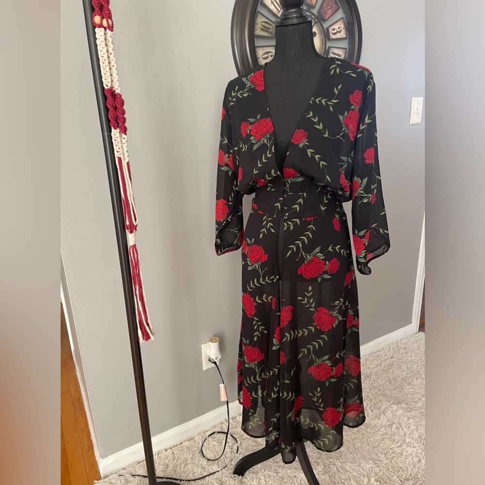 Sheer casual coverup